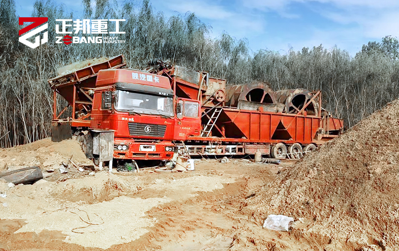 車載移動(dòng)洗沙機(jī)